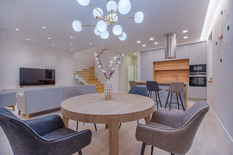 Почему пепельно-розовый подходит для открытой планировки в Park Lane